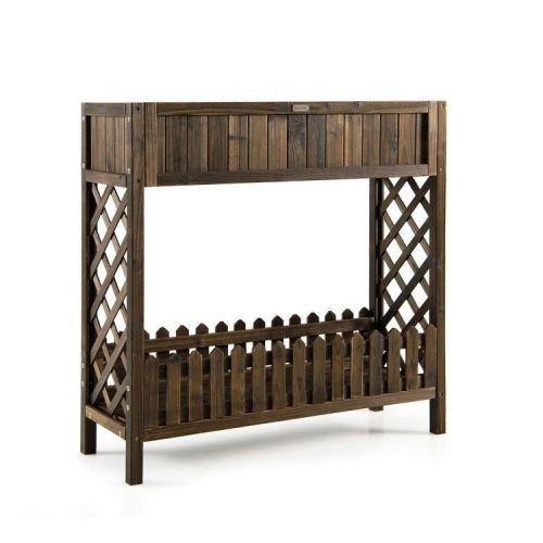 2-Tier Wood Raised Garden Bed for Vegetable and Fruit 2-Tier Wood Raised Garden Bed for Vegetable and Fruit